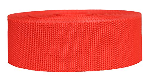 【中古】【未使用・未開封品】Strapworks Heavyweight Polypropylene Climbing Webbing, Blood Orange, 2" x 50 yd 141［並行輸入］
