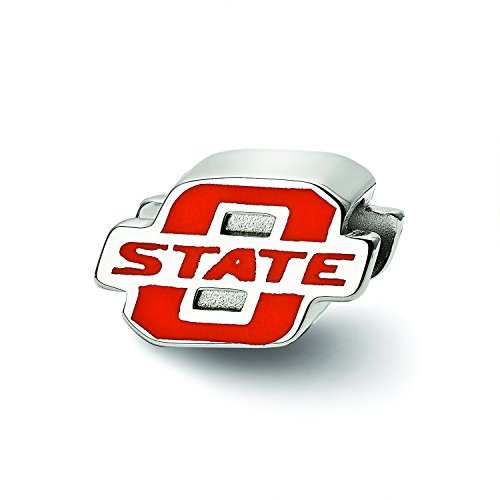 LogoArtオクラホマ状態大学o-stateエナメルロゴビーズチャーム