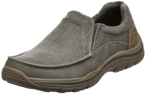 【中古】【未使用・未開封品】Skechers Men's Expected Avillo Slip-on Loafer, Khaki, 9 2W US