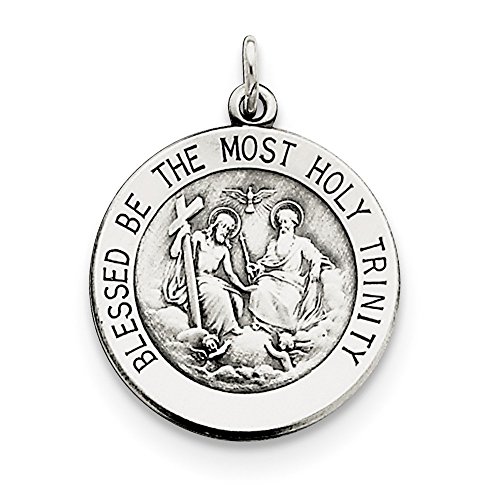 【中古】【未使用・未開封品】スターリングシルバーアンティークHoly Trinity Medal