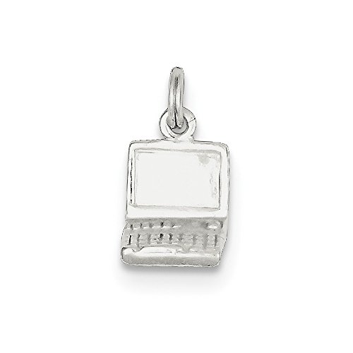 【中古】【未使用・未開封品】スターリングシルバーノートパソコンチャーム