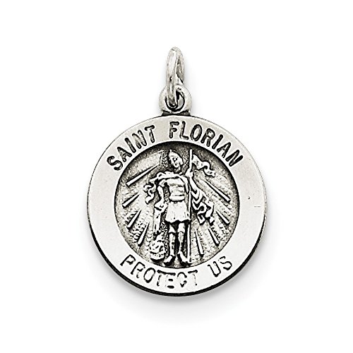 【中古】【未使用・未開封品】スターリングシルバーアンティークSaint Florian Medal