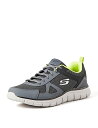 【中古】【未使用・未開封品】Skechers Sport メンズ Track Bucolo, チャコールグレー/ライムグリーン, 9