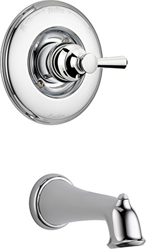 【中古】【未使用・未開封品】Delta Faucet T14193 クロムリンデンモニター14シリーズ タブトリム(4)