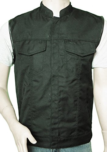 楽天AJIMURA-SHOP【中古】【未使用・未開封品】TextileパッチホルダーVest with Zip andスナップフロント S ブラック VL1914 S