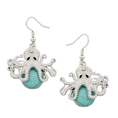 【中古】【未使用・未開封品】Falari 天然石 タコイヤリング