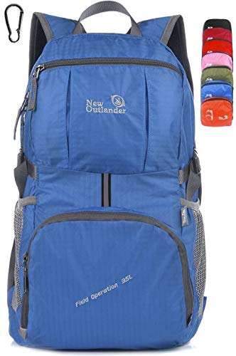 【中古】【未使用 未開封品】Outlander Packable Lightweight Travel Hiking Backpack Daypack (New Dark Blue) 141［並行輸入］
