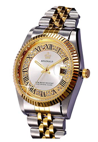 【中古】【未使用・未開封品】Fanmis Men Automatic MechanicalステンレススチールLuminous Moon Phase..