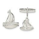 【中古】【未使用・未開封品】スターリングシルバーSail Boatカフリンク