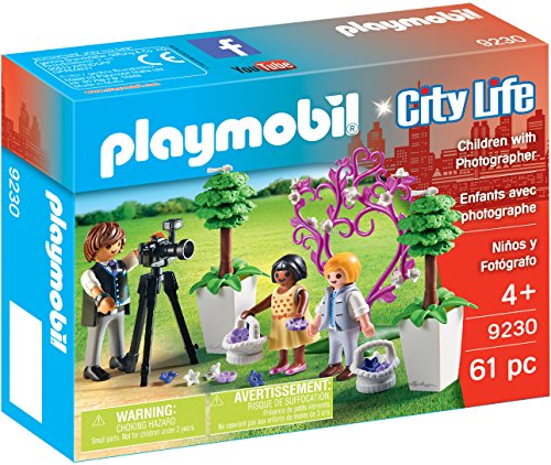 【中古】【未使用・未開封品】Playmobil 9230 City Life Flower Children and Photographer