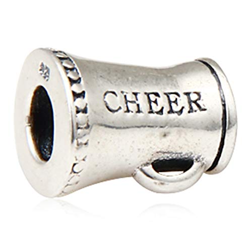 【中古】【未使用・未開封品】Cheerチャームのスターリングシルバーチアリーダービーズブレスレット