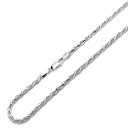 【中古】【未使用・未開封品】スターリングシルバーネックレス 4mm 高光沢ロープチェーンネックレス (16 18 20 22 24 26 28 30インチ)(4)