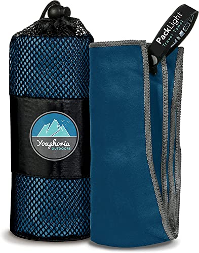 【中古】【未使用・未開封品】Youphoria アウトドア マイクロファイバー 旅行タオル - キャンプ、旅行、ビーチ、バックパッキング、ジム、スポーツ、水泳に最適な速乾タオル -