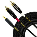 【中古】【未使用・未開封品】Mogamiゴールド3.5?2?RCA 03?| 3フィート3.5?TRS toデュアルRCAプラグ
