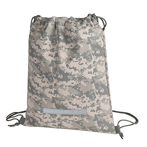 impecgear Heavy Duty Drawstringバックパックデジタル迷彩Army Navyミリタリーキャンプとハイキングバッグ