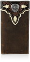 【中古】【未使用・未開封品】Ariat A3531444 Dark Distressed Trim Shield Rodeo Western Wallet, M...
