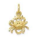 【中古】【未使用・未開封品】Jewels By Lux 10K イエローゴールド カニチャーム