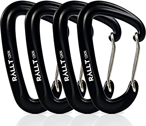 【中古】【未使用・未開封品】Rallt カラビナクリップ - 12kN アルミニウム 高耐久 カラビナフック ワ..