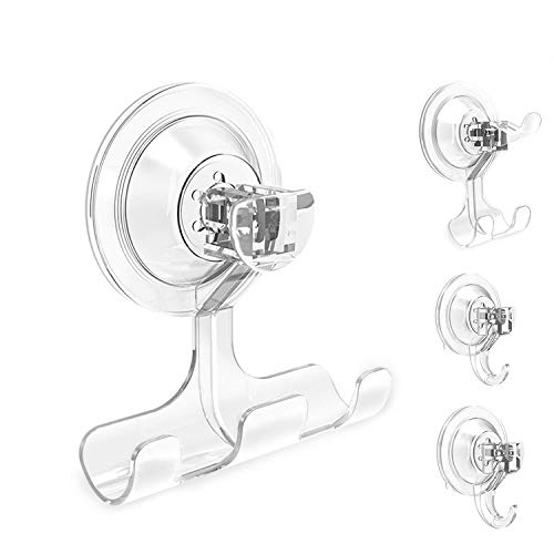 【中古】【未使用 未開封品】クリア吸盤フック予算 Good 2パックパワーロック吸盤フックホルダー 4pcs Suction Cup US-B-H18