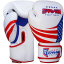 【中古】【未使用・未開封品】Farabi子供用ボクシンググローブFarabi American Flag Best for Kickboxing、格闘技、MMA...