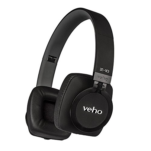 【中古】【未使用・未開封品】Veho VEP-010-Z10 Z-10 オンイヤー 有線 プレミアム ヘッドフォン フレックス 絡み防止 ケーブル ブラック