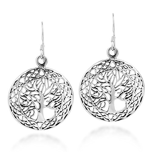 【中古】【未使用・未開封品】ラウンドツリーLifeケルトのフレーム。925スターリングシルバーのダングルイヤリング