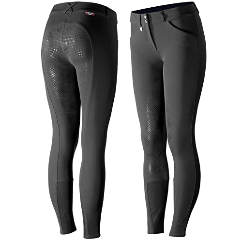 【中古】【未使用・未開封品】Horze Grand Prix Ulti快適フィットのレディースシリコングリップフルシートBreeches