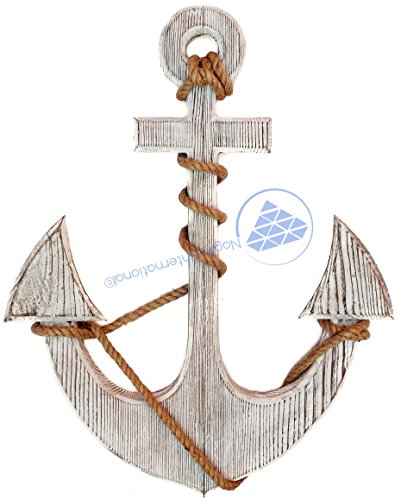 【中古】【未使用・未開封品】Premium Pine NauticalアンティークColored Sailor 's Decorアンカーwithヴィンテージロープ| Wall Hanging | Nagina International 36 Inches 【中古】【未使用・未開封品】Premium Pine NauticalアンティークColored Sailor 's Decorアンカーwithヴィンテージロープ| Wall Hanging | Nagina International 36 Inches