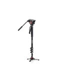 【中古】【未使用・未開封品】Manfrotto Xpro アルミニウム ビデオ一脚 500シリーズビデオヘッド付き ブラック (MVMXPRO500US)