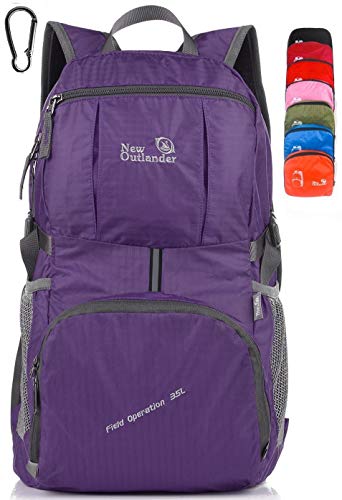 【中古】【未使用 未開封品】Outlander Packable Lightweight Travel Hiking Backpack Daypack (New Purple) 141［並行輸入］