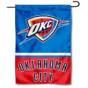 【中古】【未使用・未開封品】Oklahoma City Thunder Double Sided Garden Flag