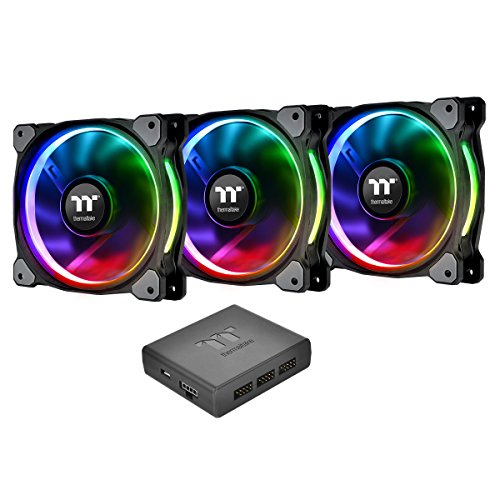 AJIMURA-SHOPの【中古】【未使用・未開封品】Thermaltake Riing Plus 12 RGB Radiator Fan TT Premium Edition -3Pack- ケースファン FN1074CL-F053-PL12SW-A|詳細画像