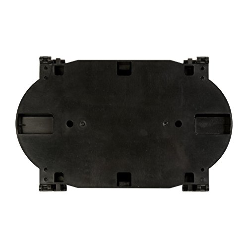 Camplex CMX-SPTR-24 | 積み重ね可能 24ポジション ブラック プラスチック スプライス トレイ カバー付き