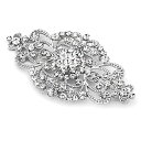 【中古】【未使用・未開封品】Mariell Vintage Bridal Crystal Brooch Pin - Top Selling Antique Silver Rhinestone Wedding & Fashion Glam