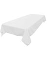 【中古】【未使用 未開封品】LA Linen TCpop60x90-WhiteP11 Polyester Poplin Rectangular Tablecloth, White - 60 x 90 in.