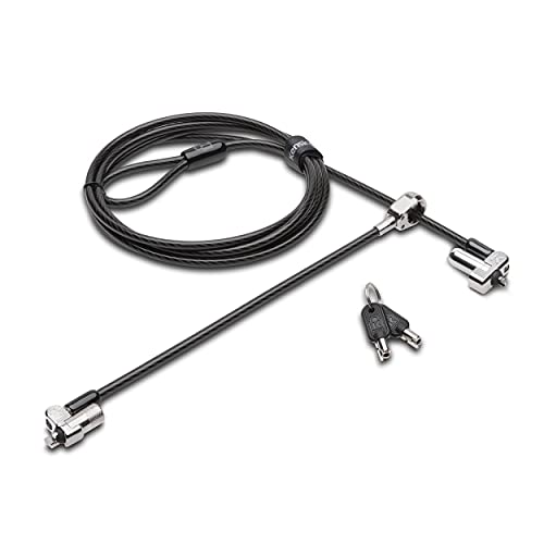 【中古】【未使用・未開封品】Kensington N17 Keyed Dual Head Lock - Security cable lock - 6 ft