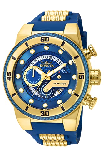 【中古】【未使用・未開封品】Invicta S1 Rally クロノグラフ ブルー文字盤 メンズウォッチ 24224