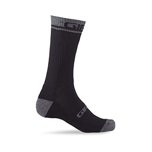 yÁzygpEJiz(Small, Black/Dark Shadow) - Giro GE20170 Mens Winter Merino Wool Socks