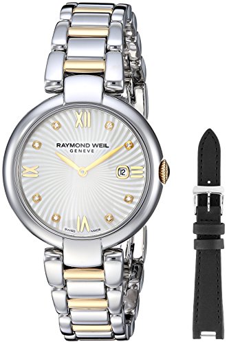 【中古】【未使用・未開封品】Raymond Weil Women's 31mm Two Tone Steel Bracelet Steel Case Quartz White Dial Analog Watch 1600-STP-00995