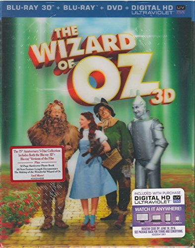 yÁzygpEJizThe Wizard of Oz - 75th Anniversary Edition [BLU-RAY 3D - BLU-RAY - DVD]