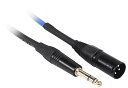 【中古】【未使用・未開封品】Rockville RCXMB1.5B 1.5フィート オス REAN XLR - 1/4インチ TRSケーブル ブラック 100%...
