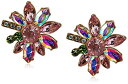 【中古】【未使用・未開封品】[ベッツィ・ジョンソン]Betsey Johnson Mixed Stone Flower Stud Earrings ピアス ジュエリー [並行輸入品]