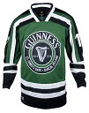 【中古】【未使用・未開封品】Guinnessグリーン&ホワイトHarp Hockey Jersey???刺繍ポリエステルアスレチックシャツ US サイズ: 3L...