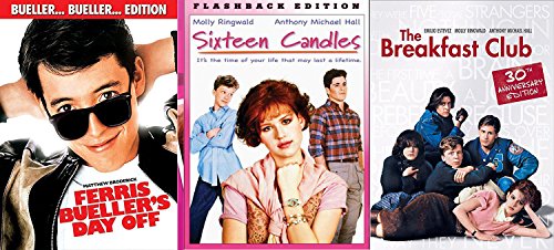 【中古】【未使用・未開封品】Sixteen Candles & Breakfast Club + Ferris Bueller's Day Off... Fun Comedy 80's High School Teen movie Set