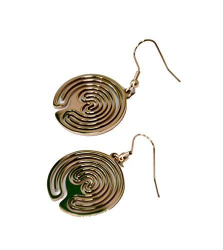 【中古】【未使用・未開封品】Labyrinth Peace Earring???Danglingカットアウトペンダント???For Women..