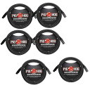 【中古】【未使用・未開封品】Pig Hog XLR 25フィート 6パック ツアーグレード マイクケーブル