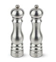 【中古】【未使用・未開封品】Peugeot Paris Chef u'Select Stainless Steel 23cm Pepper & Salt Mill Set