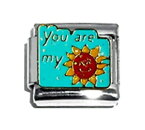 【中古】【未使用・未開封品】StylyshチャームYou Are My Sunshineエナメルイタリア9?mmリンクlv074