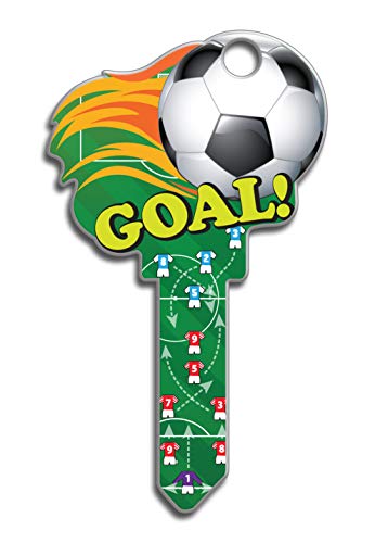 【中古】【未使用・未開封品】Lucky Line キーシェイプ、サッカー、ハウスキーブランク