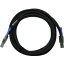 š̤ۡѡ̤ʡQNAP - SAS external cable - SAS 12Gbit/s - 4 x Mini SAS HD (SFF-8644) (M) to 4 x Mini SAS HD (SFF-8644) (M) - 10 ft - black